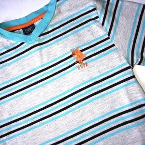Blue and Grey Polo shirt
